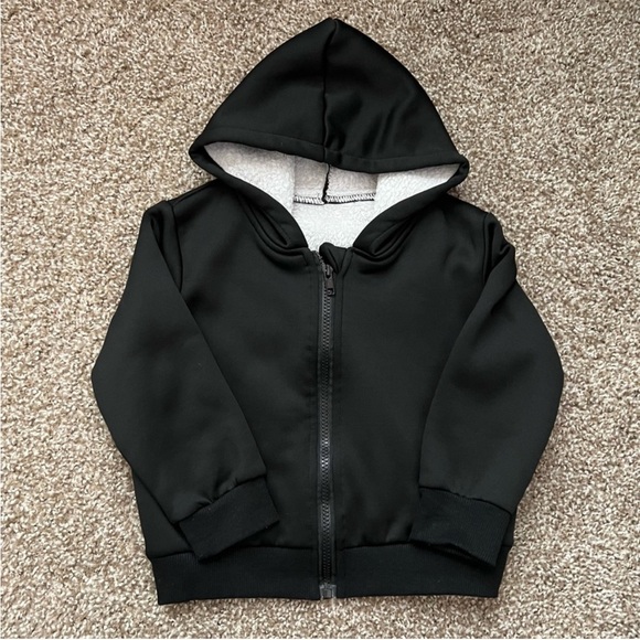 SHEIN Black Thermal Lined Matching Set Size 4Y - Picture 2 of 13